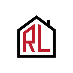 simple initial logo pentagon house