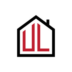 simple initial logo pentagon house