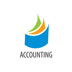 Fototapeta premium vector logo accounting