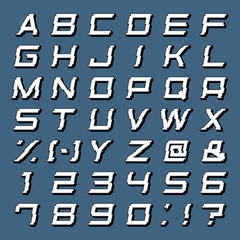 Alphabet Set Vector