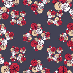 Abstract ornament pattern. Vector