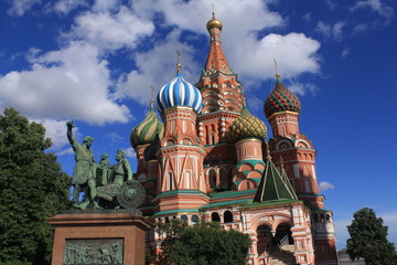 Fototapeta na wymiar 聖ワシリー大聖堂(ロシア)　