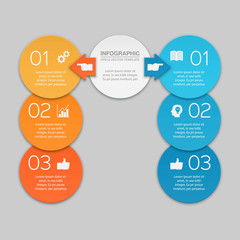 Vector infographic template