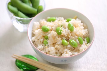 枝豆生姜ご飯