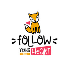 Cute lettering poster