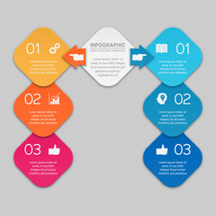 Vector infographic template