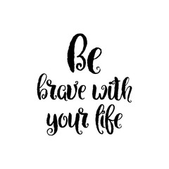 Vector hand drawn lettering poster