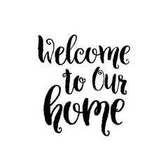 Vector hand drawn lettering poster