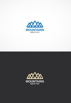 Mountains logo.