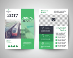 green flyer a4 template