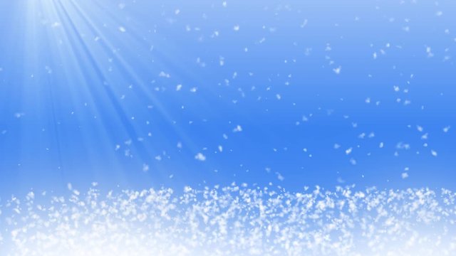 snow flakes falling festive background
