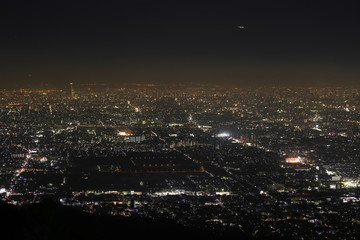 Naklejka premium 大阪の夜景