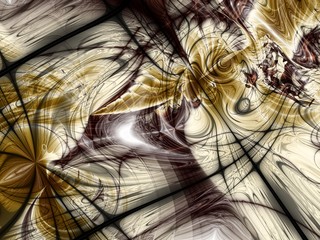 Abstract fractal background