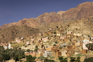 Old village in Morocco, Antiatlas Mountains, Africa