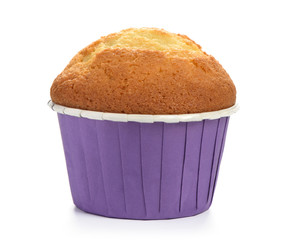 muffin isolated on white background