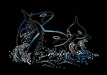 Killer whales © molotok289