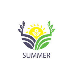 vector logo summer
