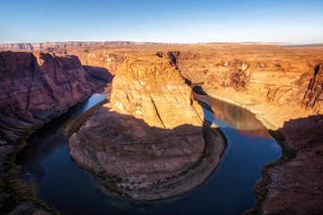 Sunset over Horseshoe Bend in Arizona