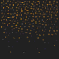 snowflakes are falling down illustration