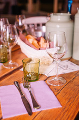 Tasty and colorful italian buffet