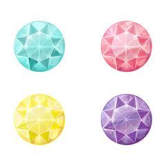 Crystals For Match-3 Game