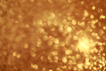 orange circles bokeh background