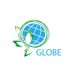 vector logo globe