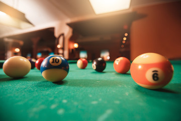 Billiard balls