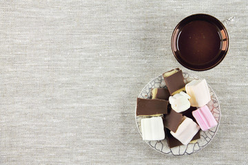 hot chocolate with marshmallows