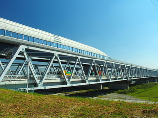 葛飾大橋と東京外環道路