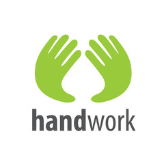 vector logo hand