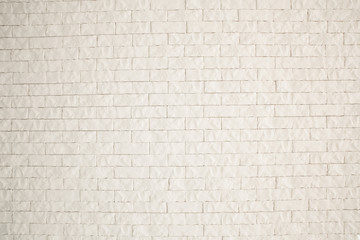 White brick wall for interior or outside texture.