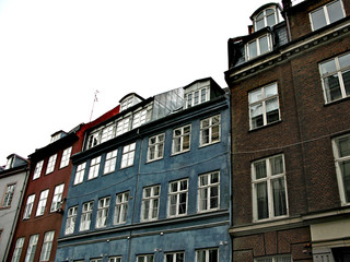 Fototapeta na wymiar Exquisite architecture of the beautiful Danish capital city of Copenhagen