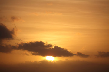 Fototapeta na wymiar Beautiful Sunset of the guam 