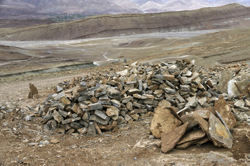 Mountain pass in Dades Gorges, Atlas Mountains, Morocco