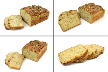 Chleb razowy z pestkami dyni