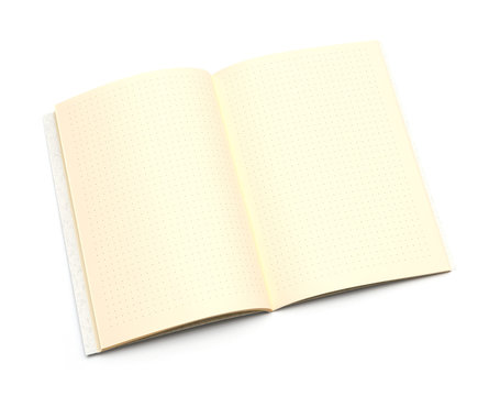notepad isolated on a white background