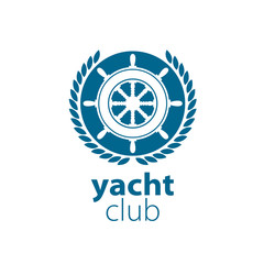 vector logo yacht