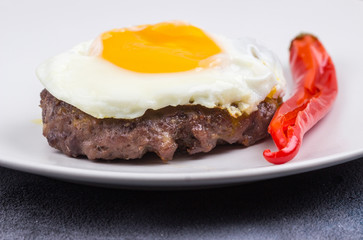 Beefsteak close-up