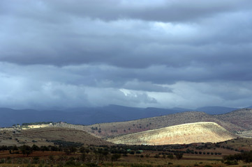 Obraz premium Alpine landscape in Atlas Mountains, Morocco, Africa