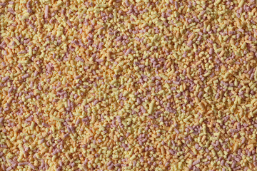 Colored sprinkles full frame
