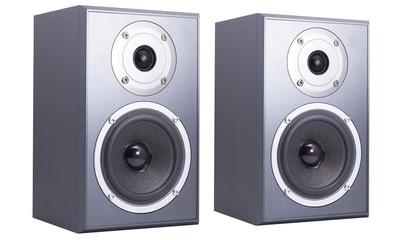 Fototapeta premium music speaker view isolated on white background