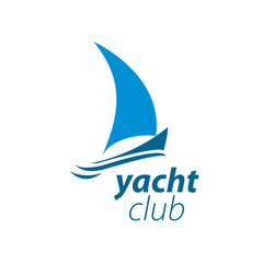 vector logo yacht