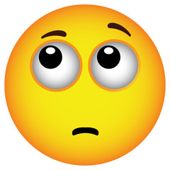 Fototapeta premium Emoticon face