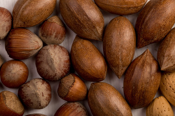 mixed nuts background