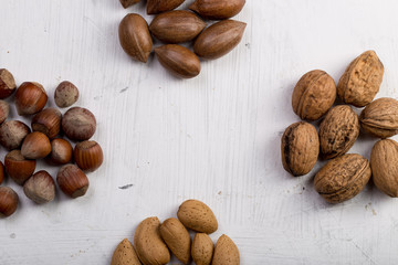 mixed nuts background