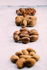 mixed nuts background