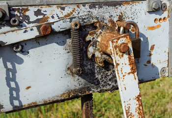 image of mechanical brass cog and ratchet mechanism