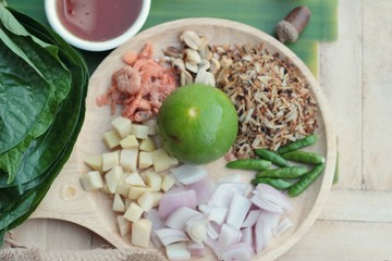 Miang Kham -  leaf wrap appetizer is delicious.