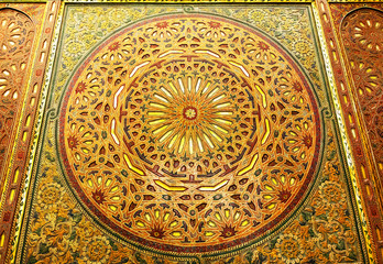 Moroccan Architectural detail in Fes Old Medina, Africa